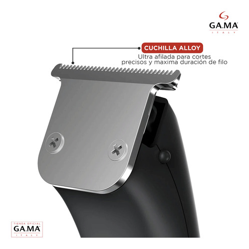 Cortapelo Trimmer Gama Se Gt905 Con Base De Carga