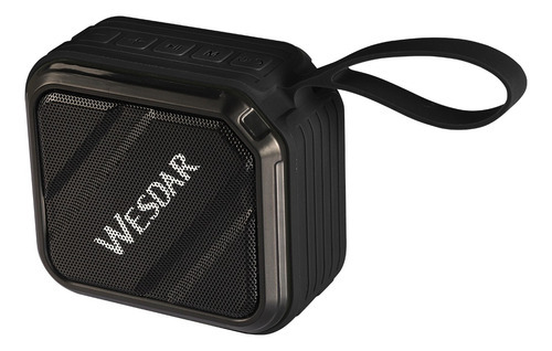 Parlante Portatil Bluetooth 5.0 Wesdar K69 Outdoor 5w Color Negro