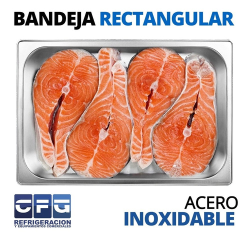 Bandeja Acero Inoxidable 44 X 33 X 13 Cm Fuentones- Asaderas