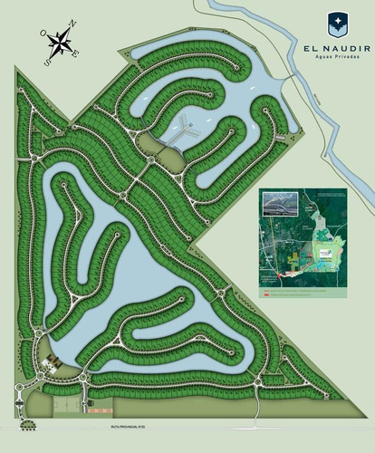 Imagen 2 de 8 de La Naturaleza El Nuevo Lujo, Lote Al Lago Naudir Barrio Frente A Puertos Del Lago