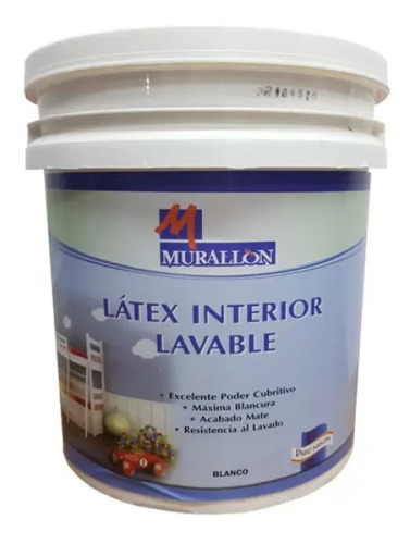 Latex Lavable Interior Mate Murallon X 04 / Camino 1
