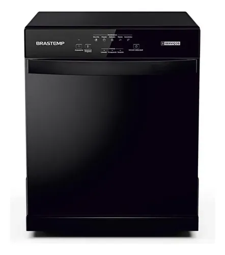 Lava Louças Brastemp 8 Serviços Preta - Blf08ae Cor Preto