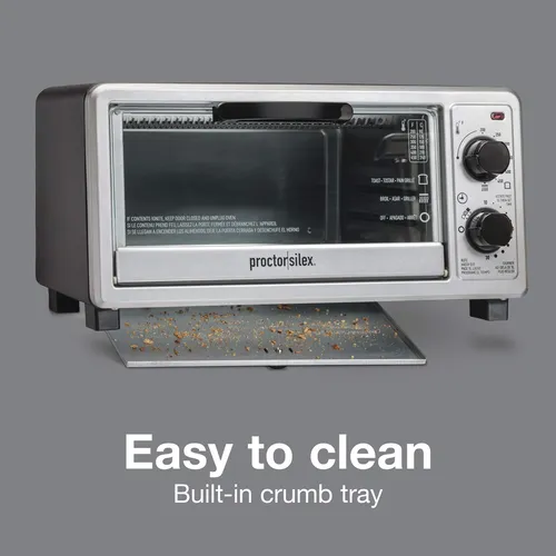 Horno Tostador Encimera 4 Rebanadas Multifunción 1100w