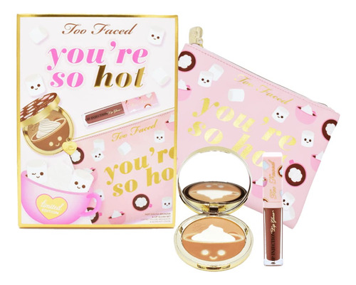 Too Faced Youre So Hot Bronzer And Lip Gloss Set:: Broncead.