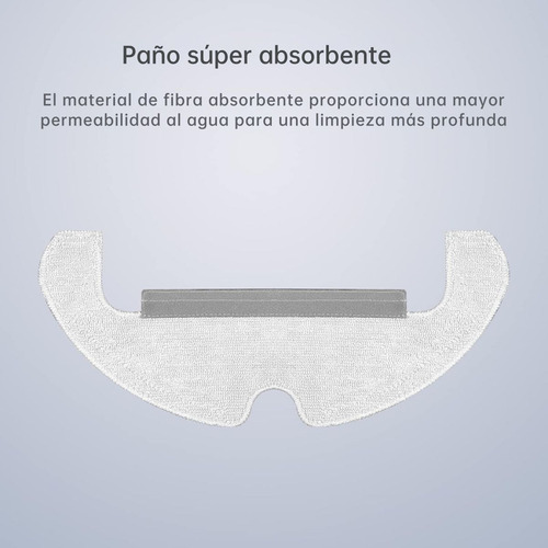 Mopas De Repuesto Dreame Aspiradora D10 Plus Gen2 (2pzs)