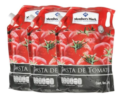 Pasta De Tomate Member's Mark 3kg 3piezas