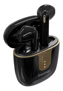 Audífono in-ear gamer inalámbrico Tronsmart Onyx Ace negro con luz LED