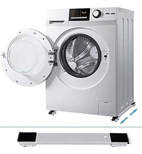 Suporte Móvel Universal Eletrodoméstico Pé Máquina Lavar