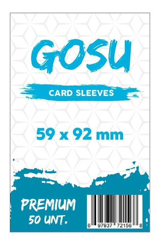 Funda Gosu 59 X 92 Mm Euro (50 Pr.)