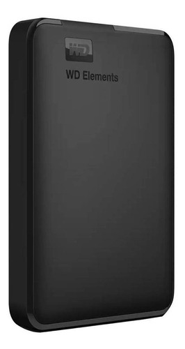 Imagen 2 de 6 de Disco duro externo Western Digital WD Elements Portable WDBUZG0010BBK 1TB negro