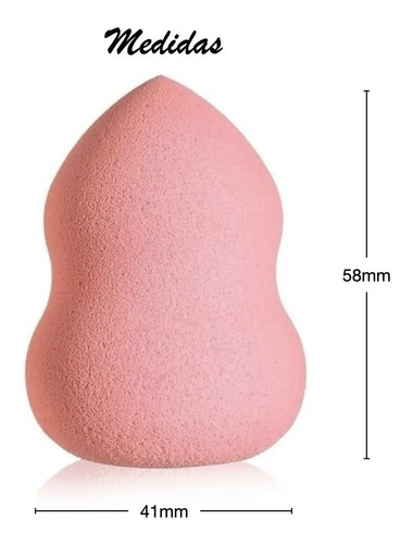 Imagen 3 de 10 de Esponja Blender Maquillaje Esponjas Aplicar Base Contorno