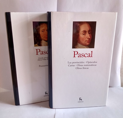 Lote X 2 Libros Pascal - Gredos- Tapa Dura