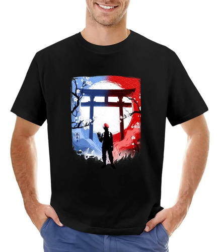 Camiseta Bombero Japonés, Playera Rescate En Paisaje