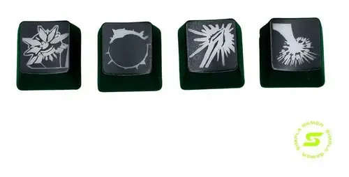 Teclado Mecânico Simpla Gamer Keycaps lol Leona RGB