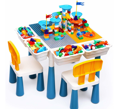 Juego De Mesa Y Silla De Actividades Para Niños Con 2 Sillas