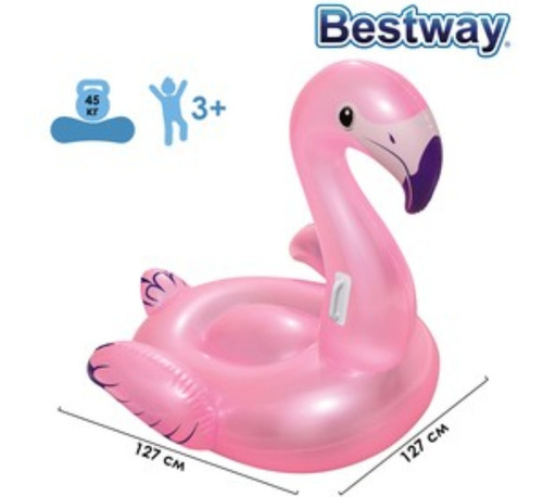 Salvavidas Inflable Flamingo Montable Bestway Alberca Fotos
