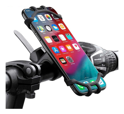 Porta Celular Smart Para Bicicleta Y Silicona Giratorio 360