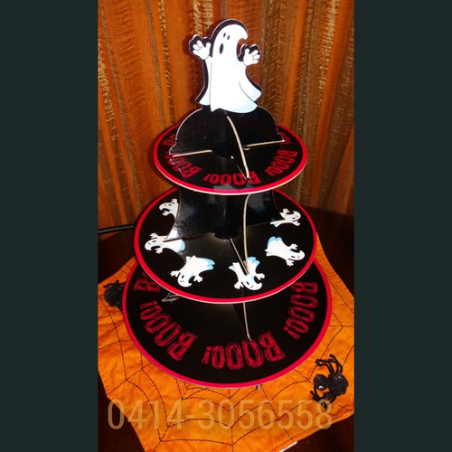 Base Para Cupcakes Muffins Ponquesitos Motivo De Halloween