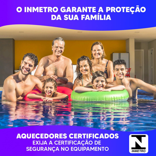 Aquecedor Quentíssimo P/ Piscinas Até 260m³ C Comando Wifi