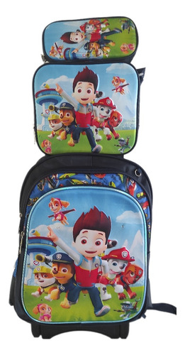 Mochila Paw Patrol Con Llantas. Primaria (Reacondicionado)