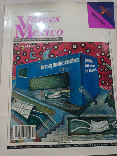 Revista Voices Of Mexico Octubre Diciembre 1994 Elecciones