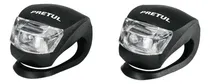 Comprar Linternas De Bicicletas Delantera Trasera Pack Pretul 27050 Color Negro