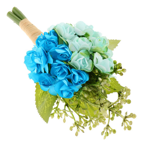 Imagen 6 de 11 de El Mejor Hombre Padrino De Boda Ramillete Azul Claro