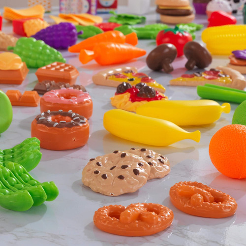 Kidkraft Juego De Comida De Lujo De 115 Piezas Para Juegos D