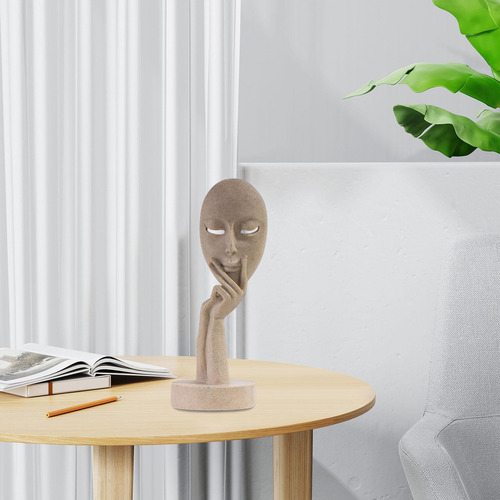 Estatua De Pensador Abstracto, Figura De Resina, Figura