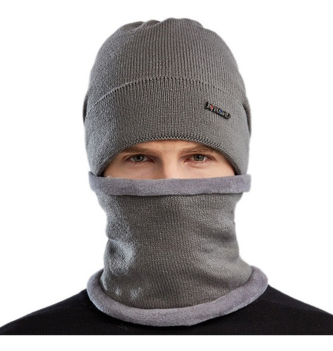Gorro Con Bufanda Unisex Gorro Invierno Para Hombre Y Mujer