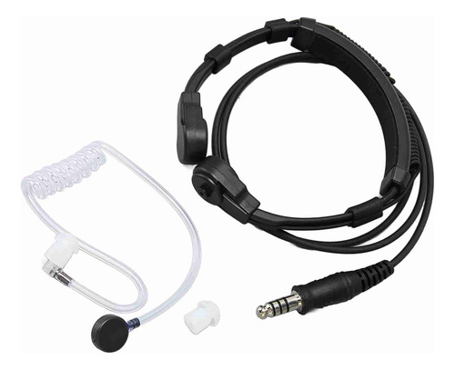 Auriculares Throat Mic, 7.1 Mm, Conector Finger Ptt, Portáti