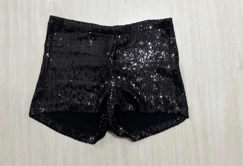 Short Lentejuelas Negro