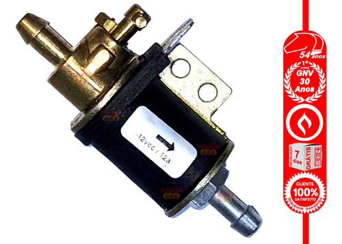 Imagem 3 de 6 de Eletrovalvula Gnv Veiculo Carburado Corta Liquido Gasolina