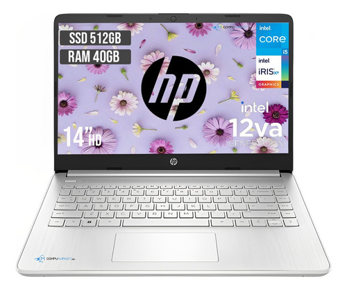 Portatil Hp Intel Core I5 1235u Ssd 512gb Ram 40gb Led 14