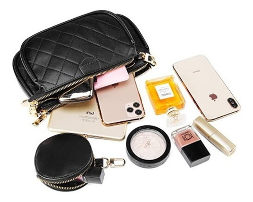 Imagen 4 de 6 de 3en 1 Bolsas De Dama De Moda Con Estampado De Cocodrilo Para