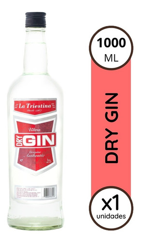 Gin Tonic La Triestina 1000ml - Nacional - Mayorista X1