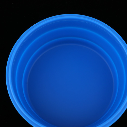 Cuenco Plegable De Silicona Azul De 400 Ml