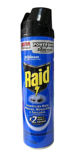 Raid Moscas Y Mosquitos  (azul) X 360 Cm3 X 6 Un