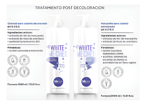 Kit Shampoo Y Tratamiento Para El Cabello Decolorado