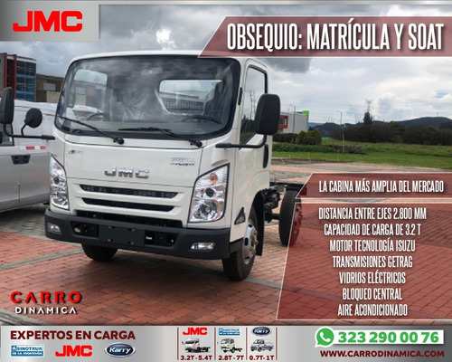 Camion Jmc 3.2 Toneladas Llanta Sencilla 1044 Modelo 2022.
