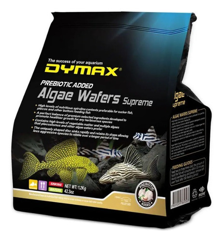 Dymax Alimento En Obleas Algae Wafers 1.2 Kg 