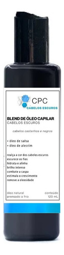 Óleo Capilar Cabelos Escuros Com Salsa E Alecrim 120ml