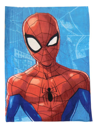 Frazada Infantil Flannel Spiderman 120 X 160 Cm