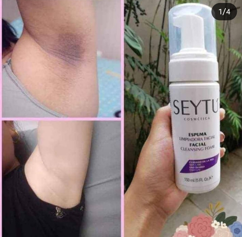 Espuma Limpiadora Aclaradora Seytu Pack X3 Unidades Todo Tipo De Piel Día/noche
