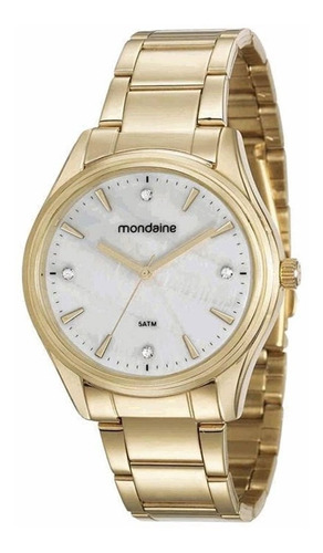 Relógio Mondaine Feminino Dourado 53568lpmvde2