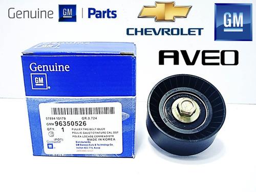 Imagen 1 de 4 de Polea Fija Loca Correa Tiempo Chevrolet Aveo 1.6 96350526