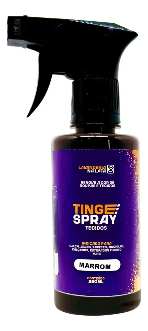 Tinta De Tecido Para Roupas Sofás Estofados Tingespray Cor Marrom