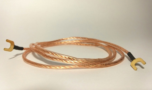 Imagen 7 de 7 de Cable Graund - Tierra Para Bandeja Tocadiscos 2 Metros
