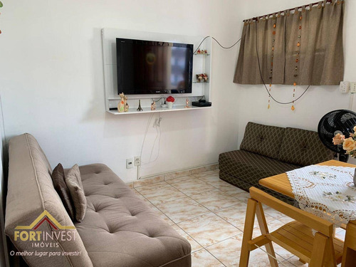 Imagem 1 de 10 de Kitnet Com 1 Dormitório À Venda, 36 M² Por R$ 150.000,00 - Canto Do Forte - Praia Grande/sp - Kn0326