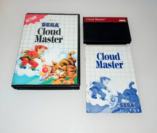 Cloud Master Sega Master System Original Completo Raro!